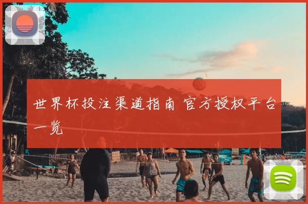 世界杯投注渠道指南 官方授权平台一览