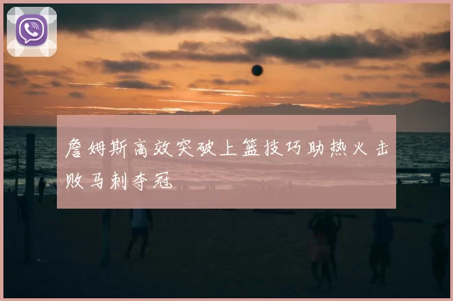 詹姆斯高效突破上篮技巧助热火击败马刺夺冠
