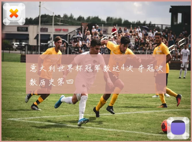 意大利世界杯冠军数达4次 夺冠次数历史第四