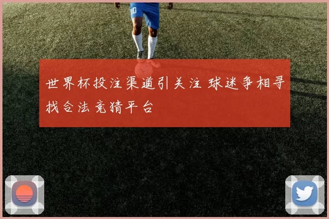 世界杯投注渠道引关注 球迷争相寻找合法竞猜平台